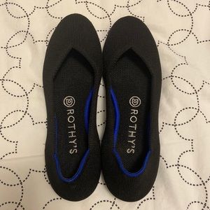 Rothy’s “The Flat”, US 7.5, black